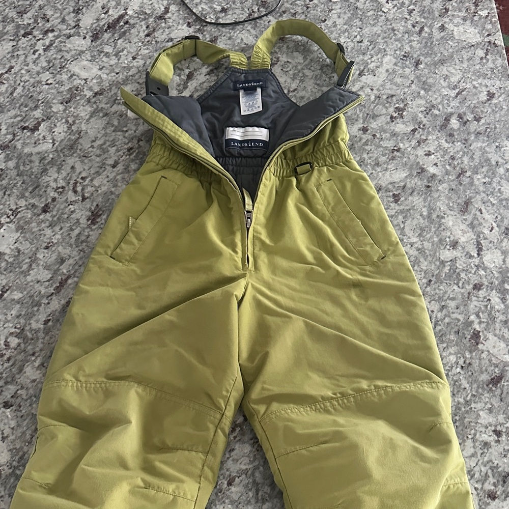 Lands' End Kids' Green Snow Bib